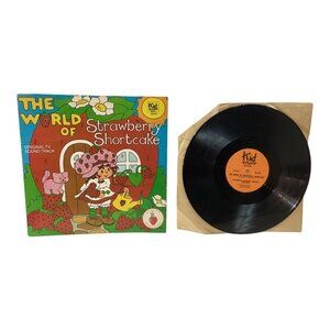Vintage The World Of Strawberry Shortcake Original‎ TV Soundtrack Vinyl Record